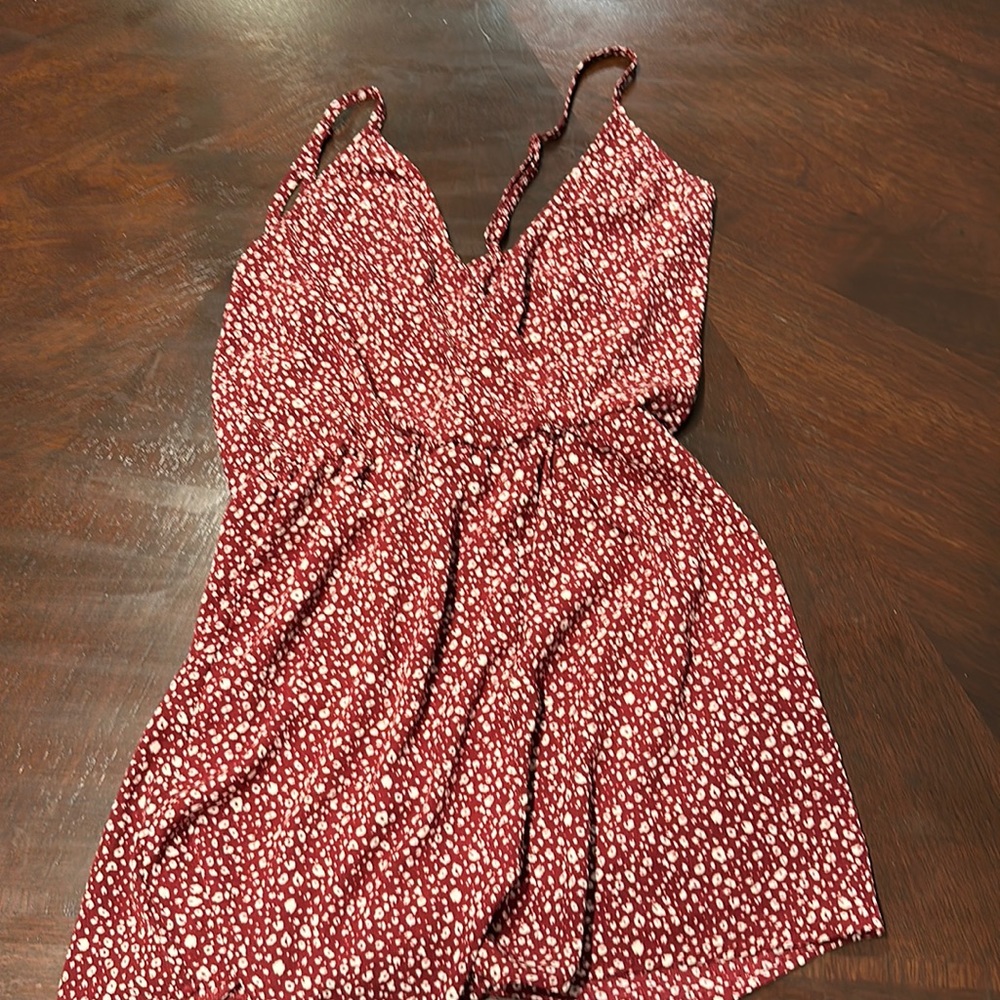 V neck romper